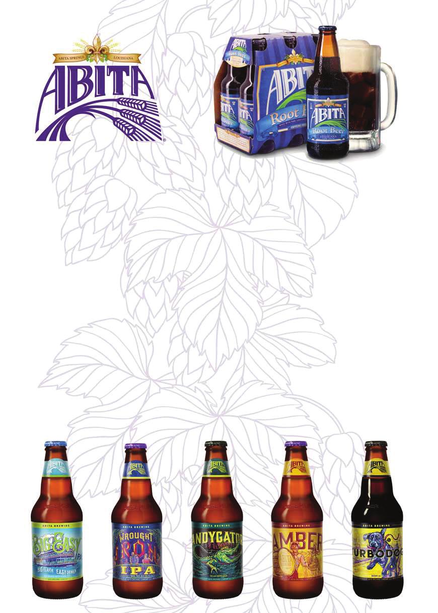 esclusiva dal 1960 Nata nel 1986 in Louisiana, agli albori del fenomeno artigianale, Abita Brewing Company è