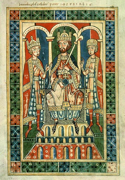 Federico Barbarossa con i figli