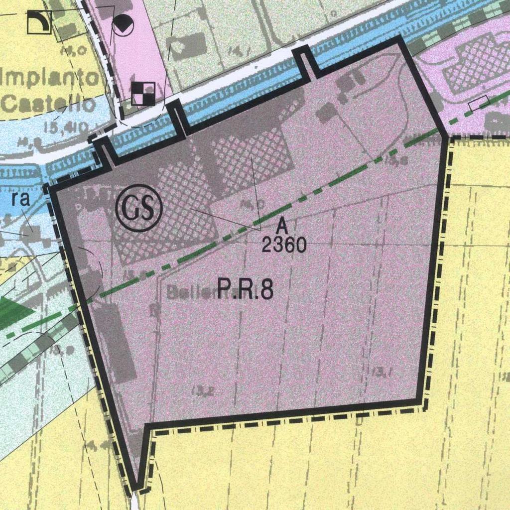 SCHEDA NORMATIVA RELATIVA AL P.R.8 (ZONA D4 COMMERCIALE DIREZIONALE DI RISTRUTTURAZIONE SOGGETTA A P.