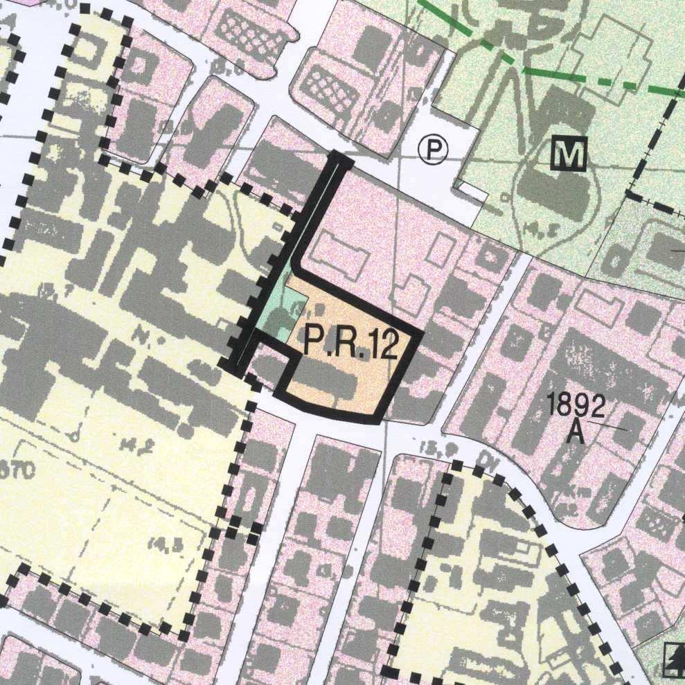 SCHEDA NORMATIVA RELATIVA AL P.R.12 (ZONA B4 RESIDENZIALE DI RISTRUTTURAZIONE SOGGETTA A P.