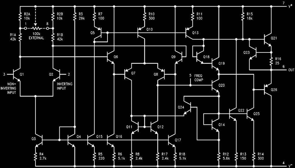 Amplificatori operazionali. 7 Schemi di operazionali integrati. 725. Fig.