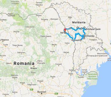 Moldavia e Rep. Moldova Codice ROMD 5 giorni / 4 notti 1 giorno IASI Arrivo con volo diretto a Iasi, capitale della Moldavia.