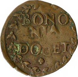 Clemente VIII (1592-1605) 1215. Quattrino, 1604 Rame g 2,36 mm 19,65 inv.