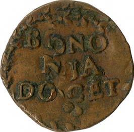 Clemente VIII (1592-1605) 1217. Quattrino, 1604 Rame g 2,77 mm 20,38 inv.