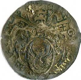 Gregorio XIII (1572-1585) 1018. Gregorio, 1576-1577 Argento g 3,15 mm 26,93 inv.