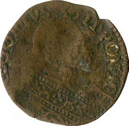 Gregorio XIII (1572-1585) 1035. Doppio bolognino (o muraiola), 1572-1585 Mistura g 1,39 mm 19,41 inv.