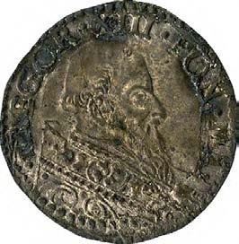 Gregorio XIII (1572-1585) 1036. Doppio bolognino (o muraiola), 1572-1585 Mistura g 1,88 mm 21,13 inv.