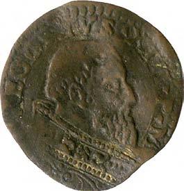 Gregorio XIII (1572-1585) 1039. Sesino, 1572-1585 Mistura g 1,06 mm 17,00 inv.