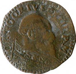 Gregorio XIII (1572-1585) 1042. Sesino, 1572-1585 Mistura g 0,99 mm 17,78 inv.