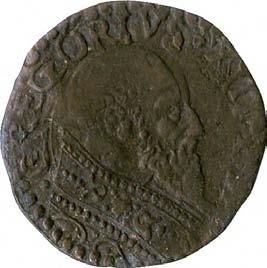 Gregorio XIII (1572-1585) 1045. Sesino, 1572-1585 Mistura g 1,11 mm 16,75 inv.