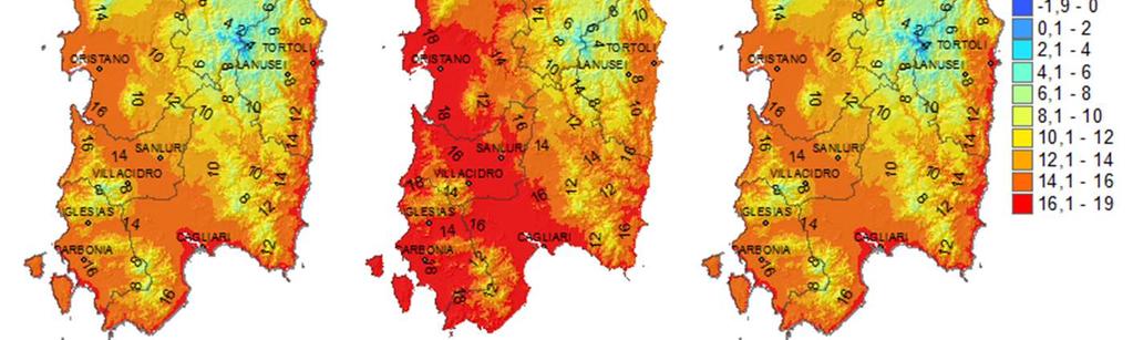 Numerose giornate hanno avuto temperature basse, ma si è trattato quasi sempre di raffreddamenti di tipo radiativo, quindi più localizzati. Le minime assolute del mese sono state registrate il 25: -5.