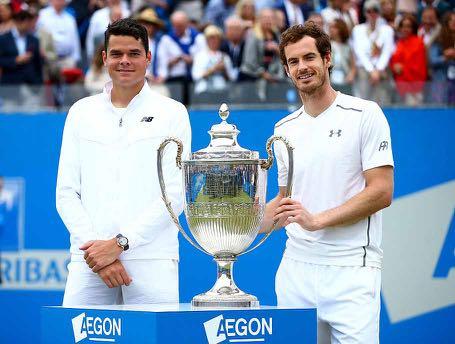 4 circuito mondiale La (grande) sfida infinita È quella cominciata tra un Murray da record al Queen s e un Milos Raonic in netta crescita (anche per i bookmakers) che prosegue tra i loro due coach,