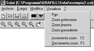 Manuale operativo del software SOLAI 15 PROCEDURA SALVATAGGIO DATI Il software salva i dati di calcolo in formato.csi.