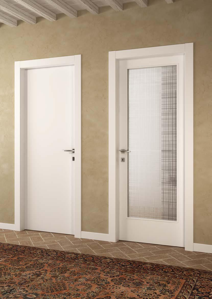 251 2FG Laccato RAL 1013, imbotte New Style Laquered RAL 1013, blockboard door New Style Laqué RAL