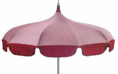 OMBRELLONI BEACH UMBRELLAS COPERTURA PAGODA PAGODA BEACH UMBRELLA PAGODA CON MANTOVANA PUÒ ESSERE FORNITO CON: RAGNO MOD.