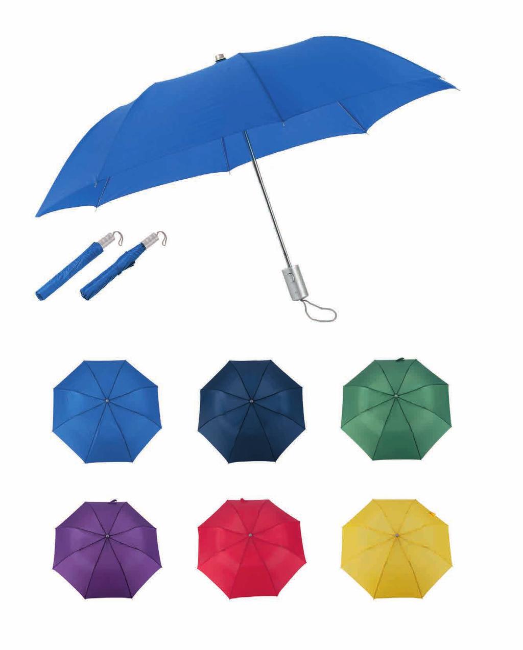Pocket PL135 POCKET mini ombrello automatico con fodero fusto in metallo manico