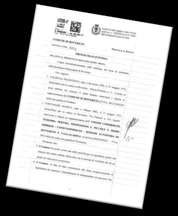 U.R. In data 22 settembre 2017 «il Comune di Rovereto e Confcommercio Trentino