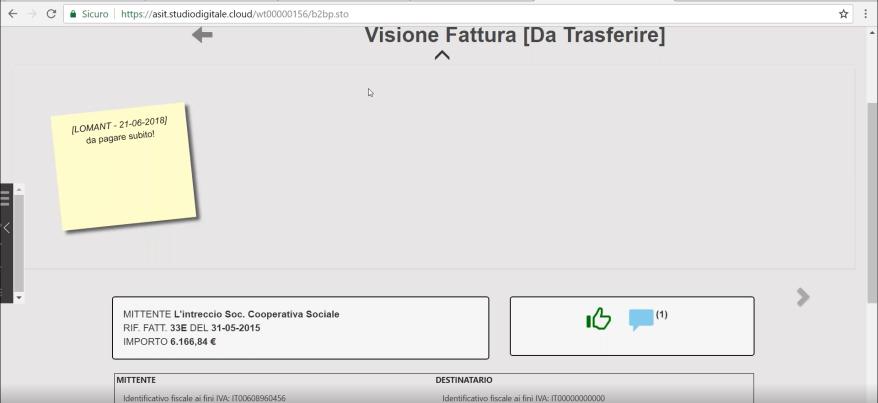 Da segnalare la possibilità, sia per il cliente sia per lo Studio, di aggiungere una