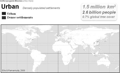 Aree urbane insediamenti densi (>100