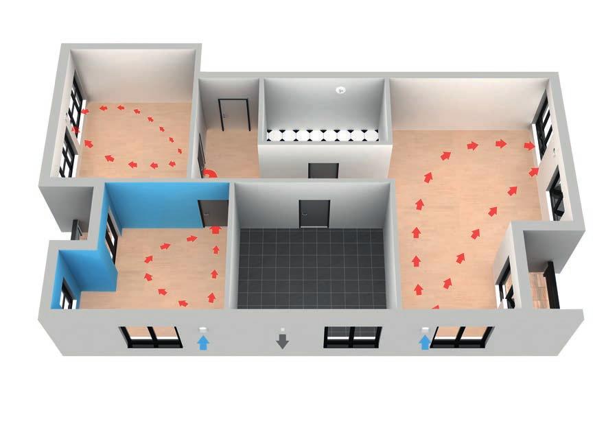 Pluggit iconvent 160 Ventilazione residenziale con recupero termico: la soluzione per il comfort Il principio della ventilazione residenziale decentralizzata 1.