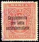 Senza tipografia 1 5,16 azzurro Carta bianca, liscia, spessa, non gommata sul retro. Stampa mm. 30x20.