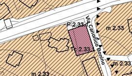 UBICAZIONE : Via Torino (Distretto D2 - Tav di PRGC 2f) Art. 92.18 Tc 2.33.