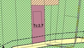 UBICAZIONE : Strada vicinale di San Giovanni (Distretto D3 - Tav di PRGC 2b) Art. 92.23 Tc 3.7 Superficie fondiaria mq 1.