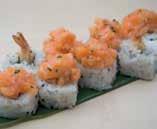 sopra mango 106 / RYORI ROLL Tempura di gamberi*, con sopra