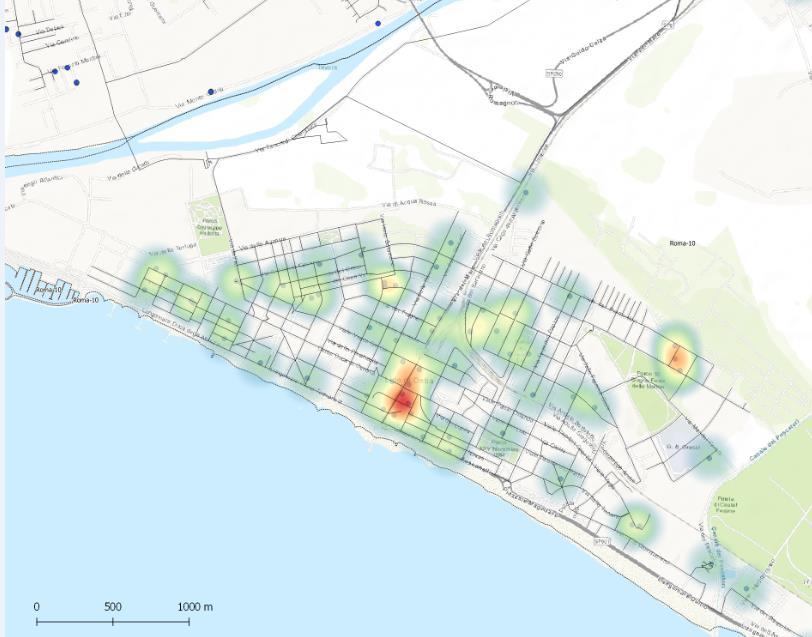 interventi in campo) Mappatura delle criticità in GIS e piani di pulizia programmata delle reti Gestione delle acque meteoriche