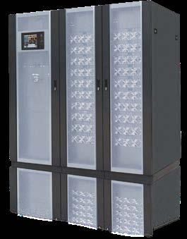 La gamma 3 180 kva 300 kva 600 kva - 180kVA Sistema che ospita fino a 6 moduli da 30kVA, ideato per potenze medio-piccole che richiedono ridondanza o la possibilità