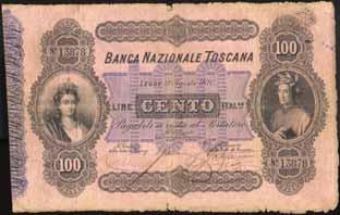 Italia 100 Lire 20/07/1887 - Gav.