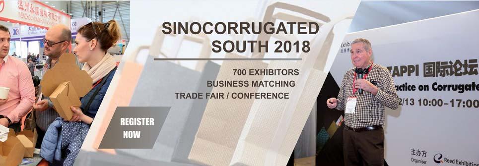 FAIRS 11 The main event for professionals SinoCorrugated South 2018 will unquestionably be a supreme opportunity for industry exchanges between China and the rest of the world www.sino-corrugated.