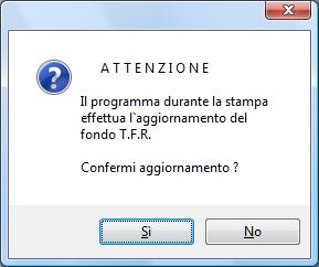 6. Aggiornamento Accantonamento TFR/TFM 31. Paghe e Stipendi 06. Gestione annuale 06. Operaz. Chiusura/Apertura 03. Aggiornam. Accanton. TFR 62. Co.Co.Co. 08. Gestione Annuale 13. Aggiornam. Accanton. TFM Questa procedura aggiorna nell anagrafica dipendente, i dati relativi al TFR/TFM.