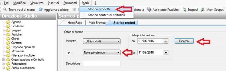 grafica sono accessibili dalla