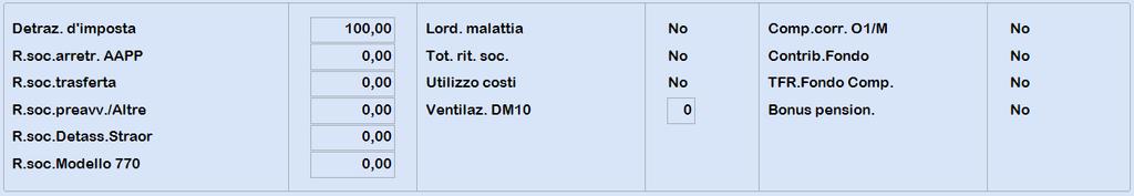 Questo parametro contributivo figurativo aumenta l'imponibile fiscale del lavoratore di un importo pari alla quota c/ditta versata al fondo.