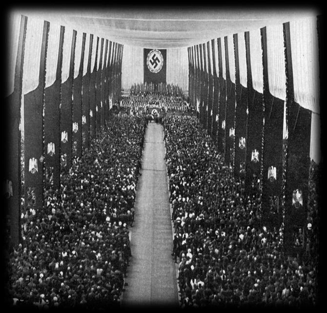 IL PARTITO NAZISTA Hitler vuole creare un Nuovo Ordine politico e sociale con una rivoluzione di destra.