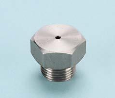 UGELLI SSILI CONO PIENO - SERIE OC XIL FEED FULL-CONE NOZZLES OC SERIES OC Tipo / Type OC x Tipo / Type OC y CRTTERISTICHE Ricavato da ra esagonale Diffusore con fresature inclinate inserito all