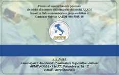 La Smart Card sarà rilasciata gratuitamente a tutti gli iscritti AAROI.