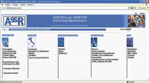 Sce glien do, in fat ti, la Re gio ne d in te res se, uti liz zan do una pra ti ca map pa del Pa e se pre sen te al l in ter no, si po tran no con sul ta re le ini zia ti ve del le va rie Se zio ni