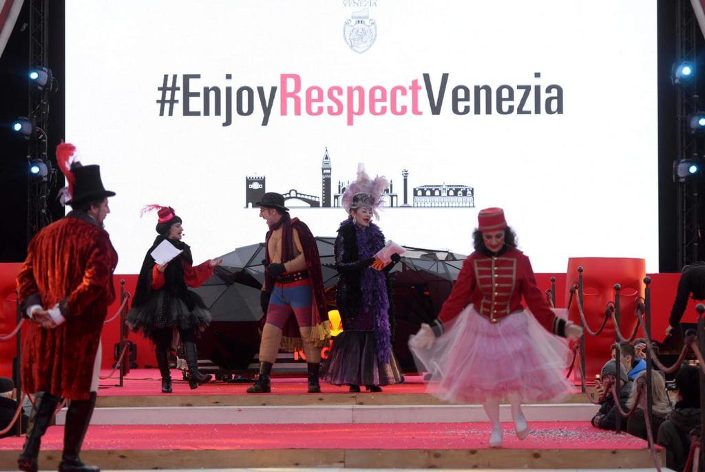 #EnjoyRespectVenezia Il Carnevale di Venezia supporta la
