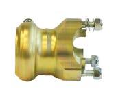 D Prigioniero M Dado M autofrenante flangiato rame Front hub DD short complete