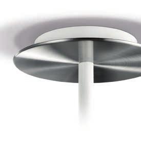 soffitti bassi Corpo della lampada in acciaio inox levigato: solo 36 mm, senza saldature Design variabile di anello decorativo / corpo