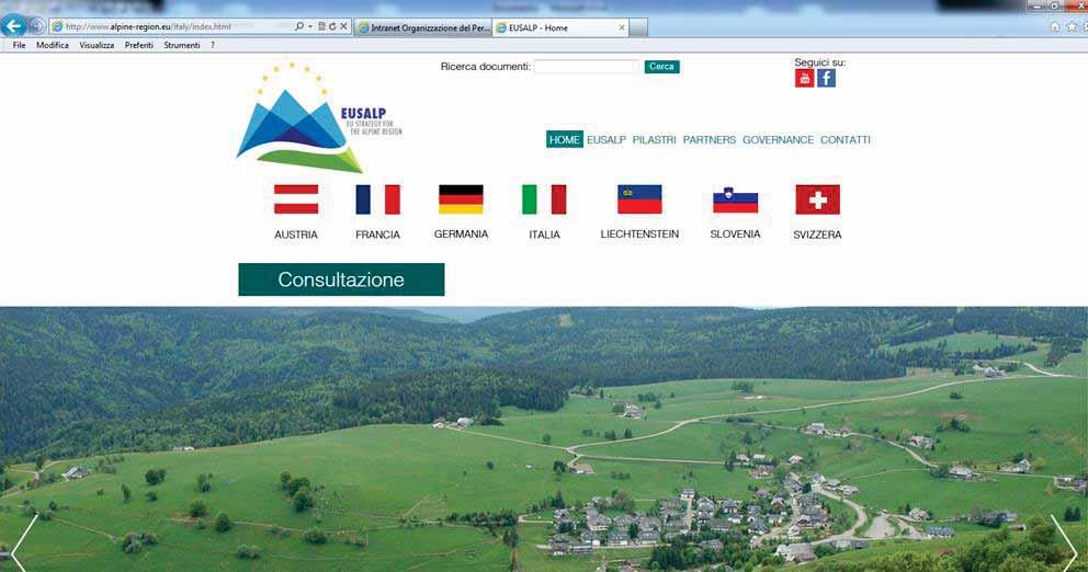 EUSALP: la Consultazione