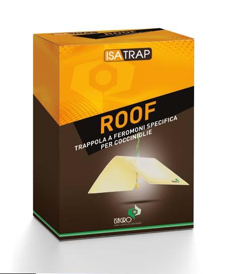 ISATRAP ROOF è una trappola costituita da un tettuccio collato dove l erogatore è posizionato a
