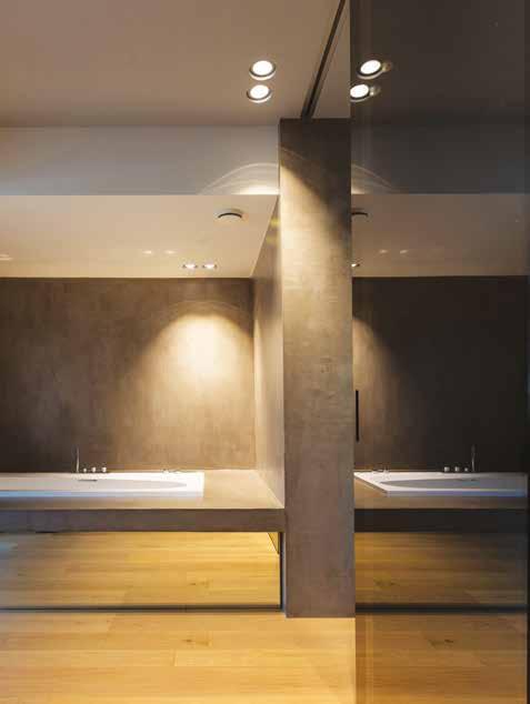 Lavabo del bagno in Corian di Antonio Lupi