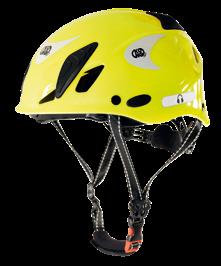 HELMETS CASCHI PROFESSIONAL WORK MOUSE HV High visibility/alta visibilità - Special colour Yellow Fluo with reflective stickers.