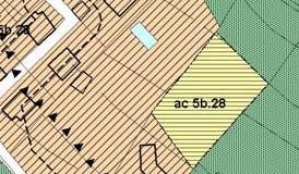 Art. 88.36 ac 5b.28 UBICAZIONE : L area è ubicata lungo la via Musinè (interno) ( Distretto D5b - Tav di PRGC 2a) Superficie fondiaria Mq 1.