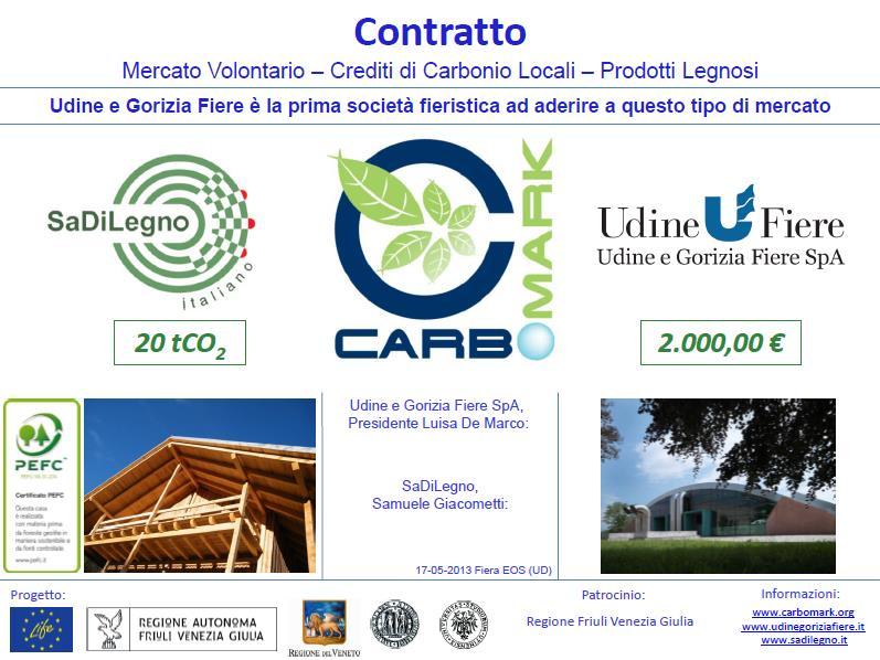 5 OBIETTIVI dell accordo di Venezia Legno = ambiente 17 maggio 2013 4/5 riconoscere ai pioppicoltori e agli operatori del comparto