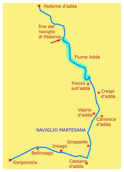 Giunti a Cassano d Adda, in prossimità della ruota in legno dell antico mulino ad acqua denominata EL RUDUN, bisogna imboccare una stradina sterrata che costeggia il fiume Adda fino ad