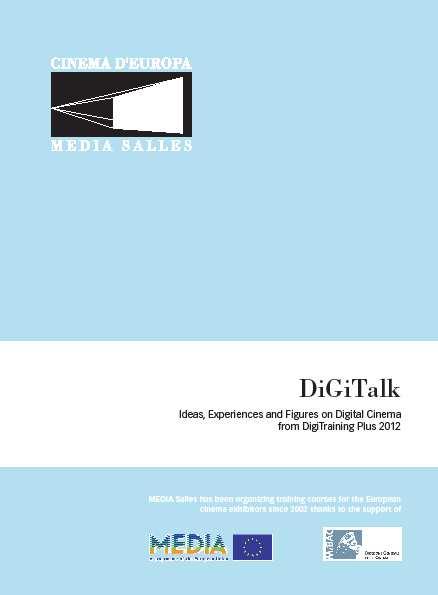 Promotion Information Training DiGiTalk In uscita a dicembre 2012